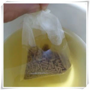 PLA Tshuaj Yej Hnab 100% Zein Fibre Tea Hnab