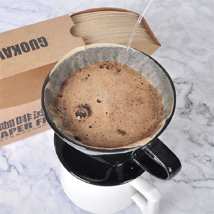 101 V Cov Duab Kas Fes Khob Lim Ntawv Ntawv Espresso Tshuab Mocha Pot Strainer